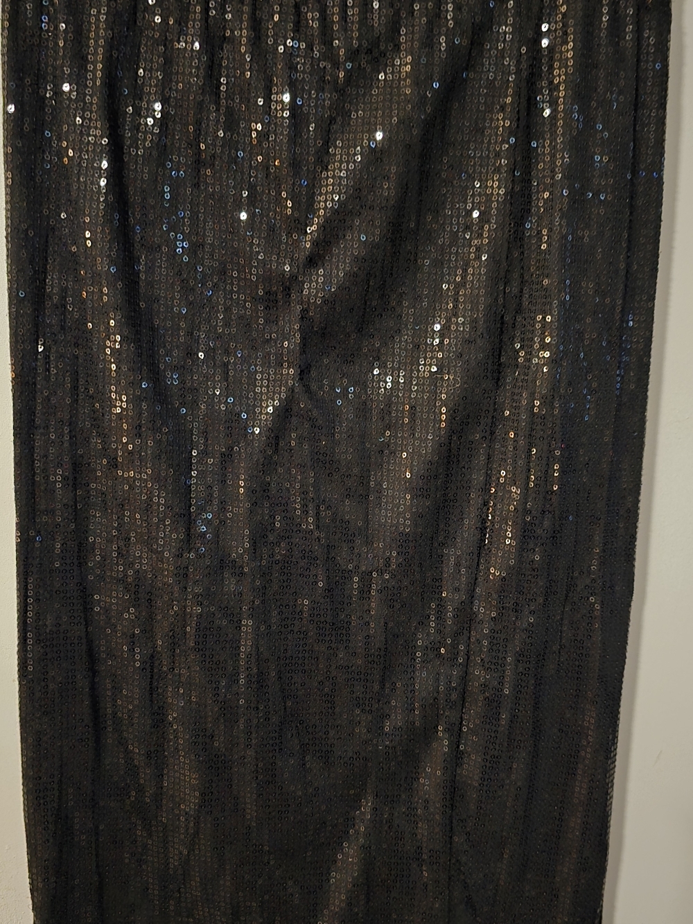 Windsor Black Sequin Below The Knee Length Skirt